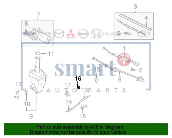 98662-24000 CLIP-HOSE