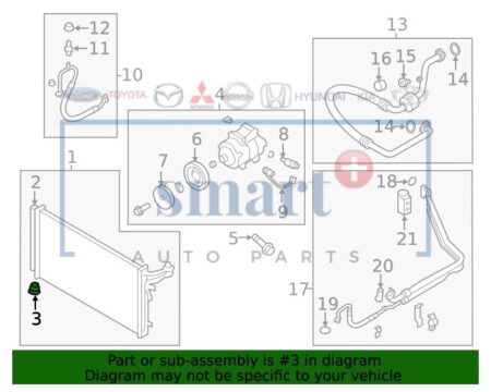 97803-3L000 CAP ASSY-R/DRIER