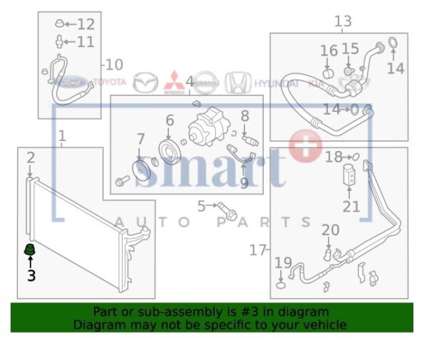97803-3L000 CAP ASSY-R/DRIER