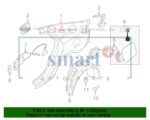 87551-3K000 BUMPER-F/FILLER DR O/SLAM